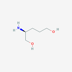 molecular formula C5H13NO2 B1639844 (2s)-2-Aminopentane-1,5-diol 