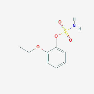 molecular formula C8H11NO4S B163985 2-Ethoxyphenyl sulfamate CAS No. 128276-53-9