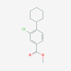 3-Chloro-4-cyclohexylbenzoic acid methyl ester