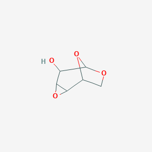 molecular formula C₆H₈O₄ B016399 1,6:3,4-二氢-β-D-己糖吡喃糖 CAS No. 3868-04-0