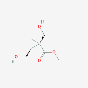 ethyl (1R,2R)-1,2-bis(hydroxymethyl)cyclopropane-1-carboxylate