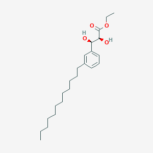 ethyl (2S,3R)-3-(3-dodecylphenyl)-2,3-dihydroxypropanoate