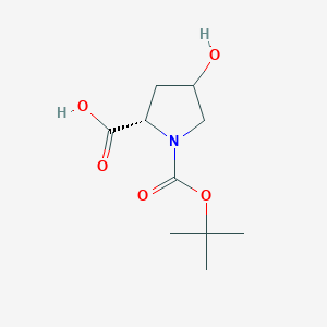 molecular formula C10H17NO5 B1639974 Boc-L-4-hydroxyproline 