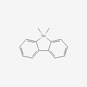 molecular formula C14H14Sn B1639995 5,5-Dimethyl-5H-dibenzo[b,d]stannole 