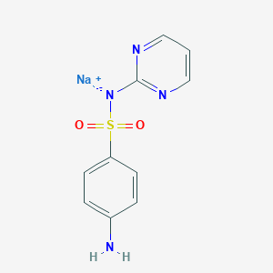 molecular formula C10H10N4NaO2S+ B000164 磺胺二甲嘧啶钠 CAS No. 547-32-0