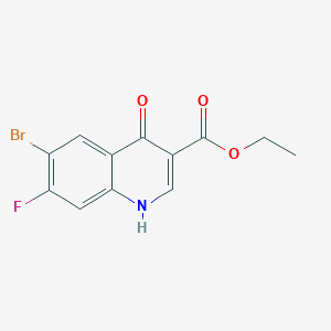 Ethyl 6-bromo-7-fluoro-4-oxo-1H-quinoline-3-carboxylate