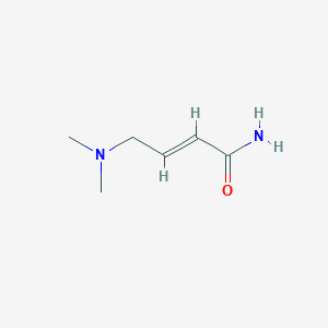 molecular formula C6H12N2O B1640051 (E)-4-(Dimethylamino)but-2-enamide 