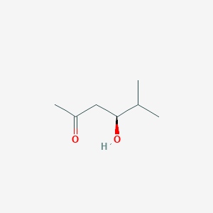molecular formula C7H14O2 B1640106 (S)-4-Hydroxy-5-methyl-2-hexanone 