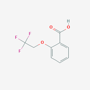 molecular formula C9H7F3O3 B1640124 2-(2,2,2-三氟乙氧基)苯甲酸 CAS No. 35480-46-7
