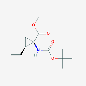 (1R,2R)-methyl-1-(tert-butoxycarbonylamino)-2-vinylcyclopropanecarboxylate