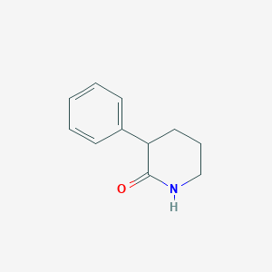 molecular formula C11H13NO B1640141 3-苯基哌啶-2-酮 CAS No. 51551-56-5