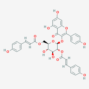 Kaempferol-3-O-(2',6'-di-O-trans-p-coumaroyl)-beta-D-glucopyranoside