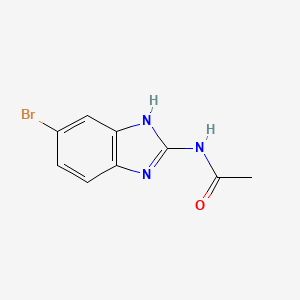 molecular formula C9H8BrN3O B1640258 N-(6-bromo-1H-benzimidazol-2-yl)acetamide 