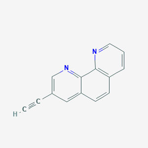 molecular formula C14H8N2 B1640263 3-Ethynyl-1,10-phenanthroline 