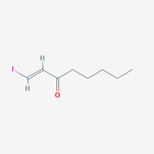 molecular formula C8H13IO B1640276 (E)-1-Iodo-1-octen-3-one 
