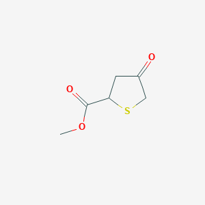 molecular formula C6H8O3S B1640278 Methyl 4-oxotetrahydrothiophene-2-carboxylate 
