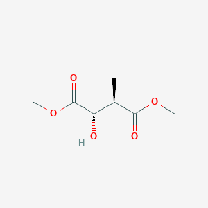 molecular formula C7H12O5 B1640299 dimethyl (2S,3R)-2-hydroxy-3-methylbutanedioate 