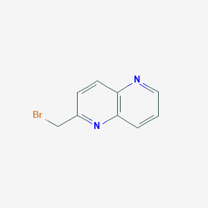 molecular formula C9H7BrN2 B1640327 2-Bromomethyl-[1,5]naphthyridine 