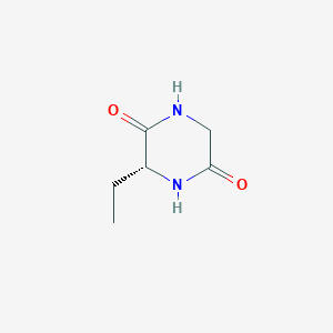 2,5-Piperazinedione, 3-ethyl-, (3R)-