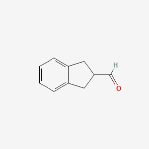 molecular formula C10H10O B1640351 2,3-二氢-1H-茚-2-甲醛 CAS No. 37414-44-1