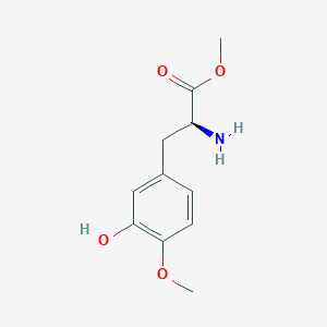 molecular formula C11H15NO4 B1640355 methyl (2S)-2-amino-3-(3-hydroxy-4-methoxyphenyl)propanoate 
