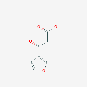 molecular formula C8H8O4 B1640380 Methyl 3-oxo-3-(3-furanyl)propanoate 