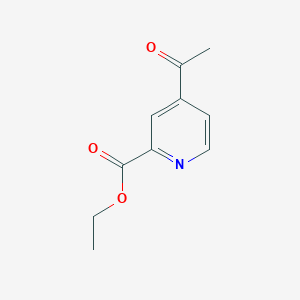 molecular formula C10H11NO3 B1640398 乙基 4-乙酰基吡啶甲酸酯 CAS No. 135450-67-8