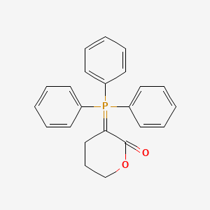 3-(Triphenyl-lambda5-phosphanylidene)oxan-2-one