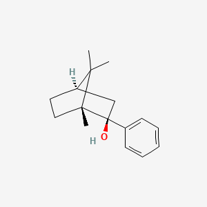 molecular formula C16H22O B1640421 (1R,2S,4R)-2-Phenylbornane-2-ol 