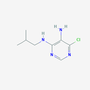 molecular formula C8H13ClN4 B1640427 6-Chloro-N4-isobutylpyrimidine-4,5-diamine 