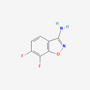 6,7-Difluorobenzo[d]isoxazol-3-amine