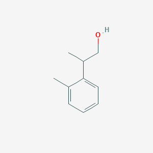 molecular formula C10H14O B1640437 2-(2-Methylphenyl)propan-1-ol 