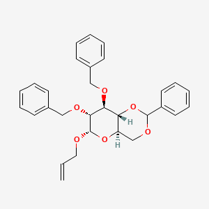 molecular formula C30H32O6 B1640439 Allyl 2,3-di-O-benzyl-4,6-O-benzylidene-a-D-glucopyranoside 