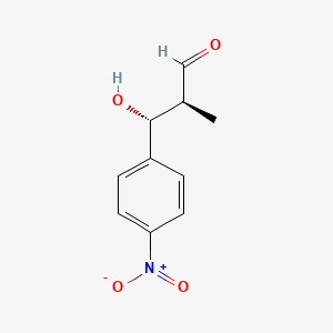 molecular formula C10H11NO4 B1640516 (2S,3R)-3-hydroxy-2-methyl-3-(4-nitrophenyl)propanal 