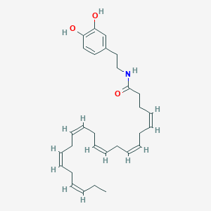 molecular formula C30H41NO3 B164052 Dha-DA conjugate CAS No. 129024-87-9