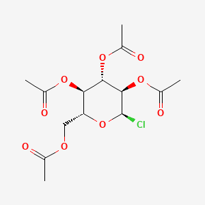 molecular formula C14H19ClO9 B1640554 2,3,4,6-Tetra-o-acetyl-alpha-D-glucopyranosyl chloride 