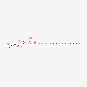molecular formula C24H52NO6P B1640562 3-O-Hexadecyl-sn-glycero-1-phosphocholine 