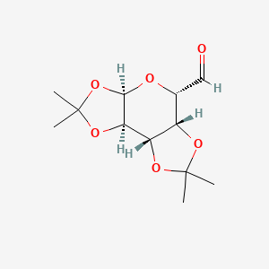 molecular formula C12H18O6 B1640580 1,2:3,4-Di-O-isopropylidene-alpha-D-galacto-hexadialdo-1,5-pyranose 