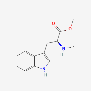 molecular formula C13H16N2O2 B1640600 （2S）-3-（1H-吲哚-3-基）-2-（甲基氨基）丙酸甲酯 