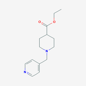 molecular formula C14H20N2O2 B164061 1-吡啶-4-基甲基哌啶-4-羧酸乙酯 CAS No. 138030-54-3