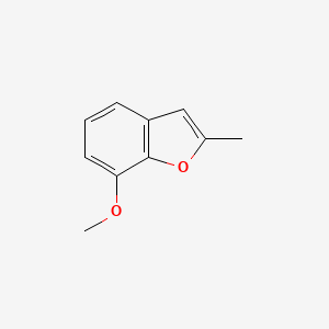 molecular formula C10H10O2 B1640625 7-Methoxy-2-methylbenzofuran 