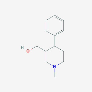 molecular formula C13H19NO B1640626 1-Methyl-4-phenyl-3-piperidinemethanol 