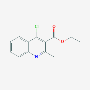 molecular formula C13H12ClNO2 B1640634 Ethyl 4-chloro-2-methylquinoline-3-carboxylate 