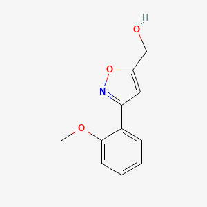 molecular formula C11H11NO3 B1640642 (3-(2-Methoxyphenyl)isoxazol-5-yl)methanol 