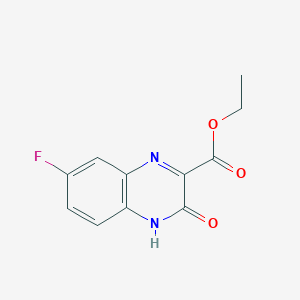 Ethyl 7-fluoro-3-oxo-3,4-dihydroquinoxaline-2-carboxylate