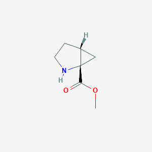 molecular formula C7H11NO2 B1640661 Methyl (1S,5R)-2-azabicyclo[3.1.0]hexane-1-carboxylate 