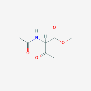 molecular formula C7H11NO4 B1640675 Methyl 2-acetamido-3-oxobutanoate 