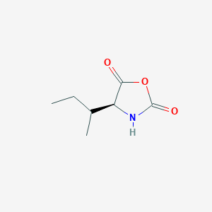 molecular formula C7H11NO3 B1640723 4-((S)-(2-butyl))-oxazolidine-2,5-dione 