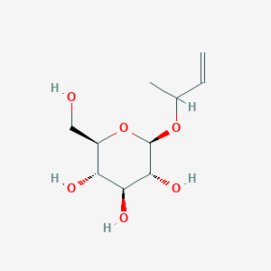 molecular formula C10H18O6 B1640755 1-Methyl-2-propenyl beta-D-glucopyranoside 