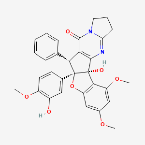 molecular formula C31H28N2O7 B1640760 3'-Hydroxydehydroaglaiastatin 